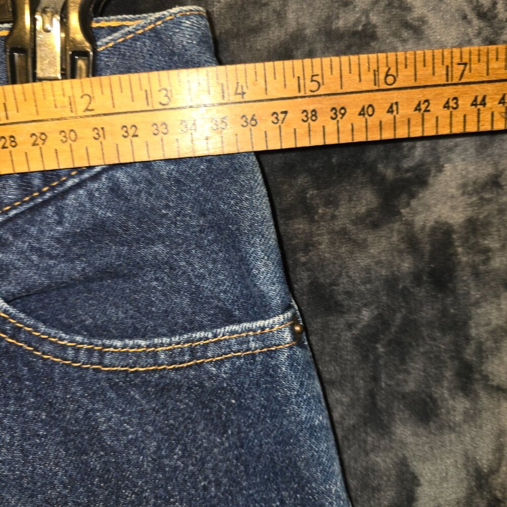 Vintage 517 Slim Fit Boot Cut LEVIS Blue Jeans Size 7 JR S - Picture 2 of 7